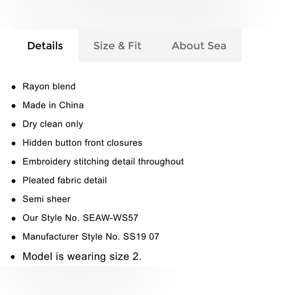 NWT Sea New York Bella Blouse in Orchid - Picture 9 of 10